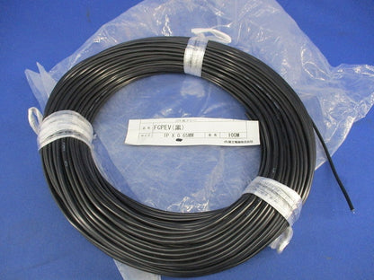 着色識別ポリエチレン絶縁ビニルシースケーブル 1対 導体径0.65mm 100m巻 FCPEV