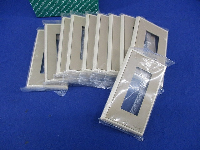 BLプレート3コ用(10枚入)(ダークベージュ)National WN7103