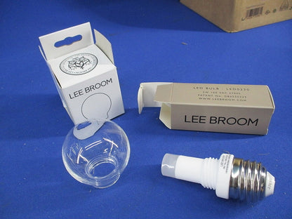 クリスタルガラス製ペンダントライトセット(真鍮 スチール)  NDC0151 +E26 LED BULB