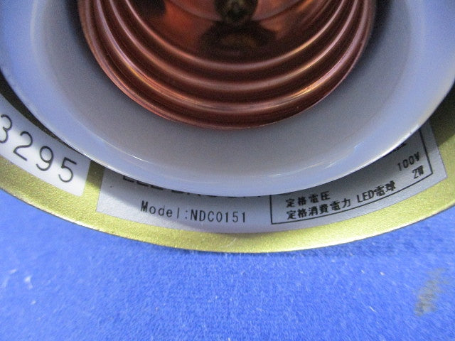 クリスタルガラス製ペンダントライトセット(真鍮 スチール)  NDC0151 +E26 LED BULB