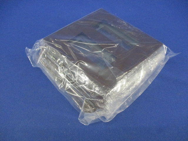 NKシリーズ用2連プレート(5枚入)(チョコ) NKP-3UF-2