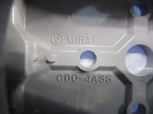 埋込四角アウトレットボックス丸型(12個入) CDO-4ASS11