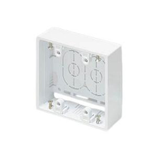 ニュー・エフモール 付属品 露出ボックス 2個用 浅型 ホワイト SFBA22