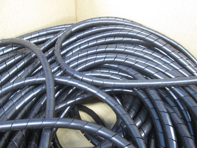耐候性 スパイラルチューブ 黒 6×8mm(50m以上入) 6×8