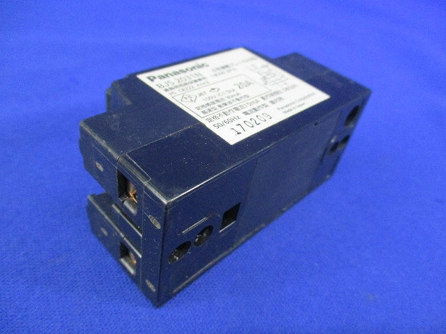 小形漏電ブレーカAB型2P1E20A BJS2031N