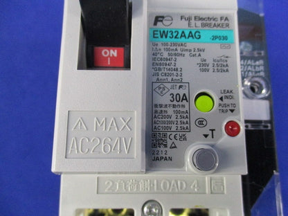 漏電遮断器2P30A EW32AAG-2P030