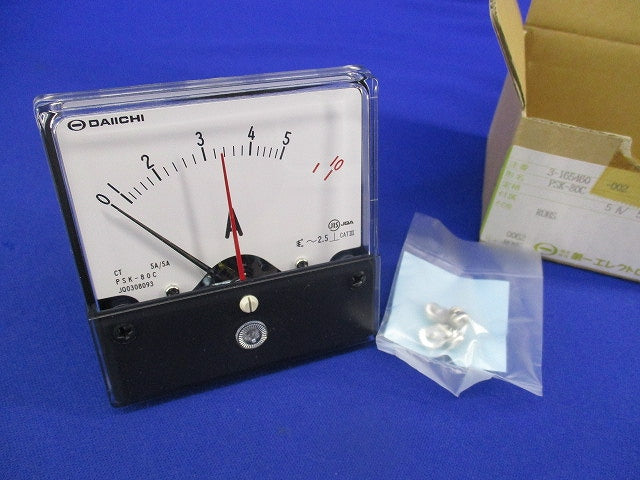 角形指示計器 交流電圧計 PSK-80C