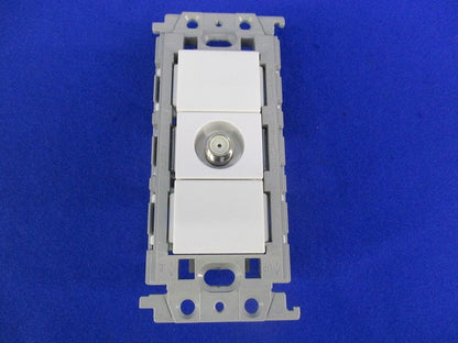 埋込ホーム用高シールドテレビコンセントセット WCS4712W