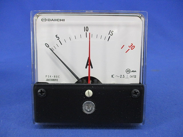 角形指示計器 交流電圧計 PSK-80C