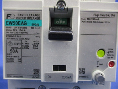 一般配線用漏電遮断器3P50A EW50EAG-3P050