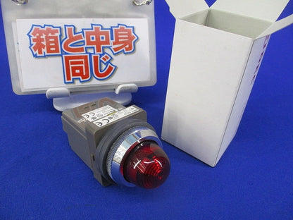 φ30 TWNシリーズ パイロットライト 丸形 LED照光 AC200(赤) APN126DNR