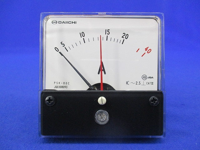 角形指示計器 交流電圧計 PSK-80C
