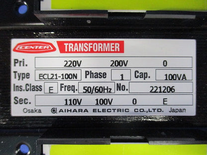 乾式自冷変圧器 ECL21-100N