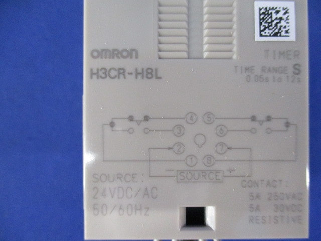 ソリッドステート タイマ 0.6/1.2/6/12ｓ 24ＶＡＣ／ＤＣ H3CR-H8L