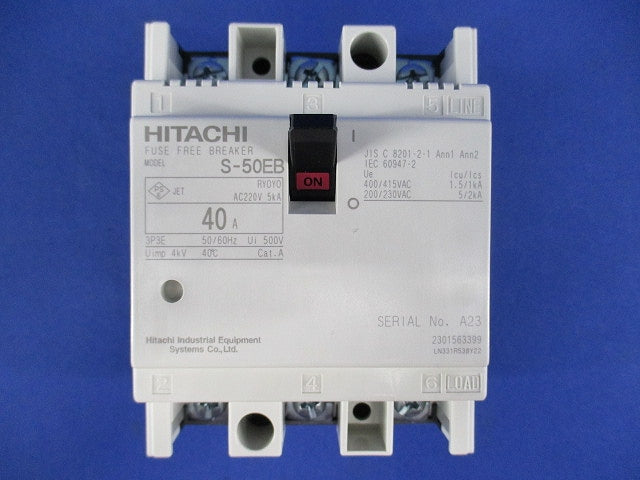 ヒューズフリー遮断器 3P40A S-50EB3P40A