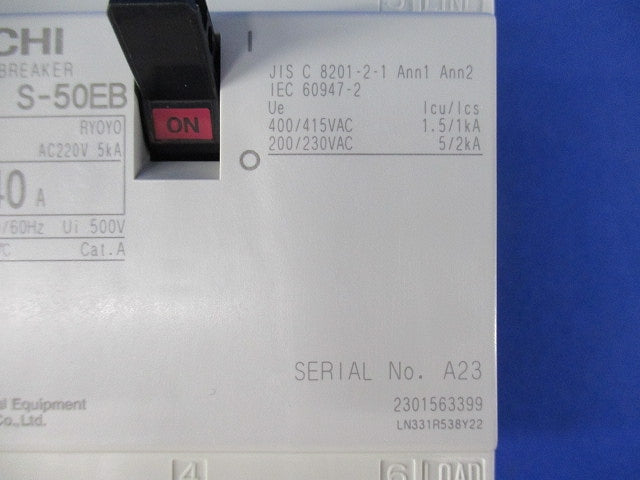 ヒューズフリー遮断器 3P40A S-50EB3P40A