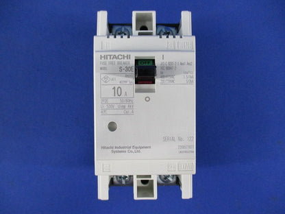 ヒューズフリーブレーカ 2P10A S-30E2P10A