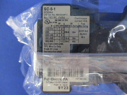 電磁接触器 1a1b 200V SC-5-1