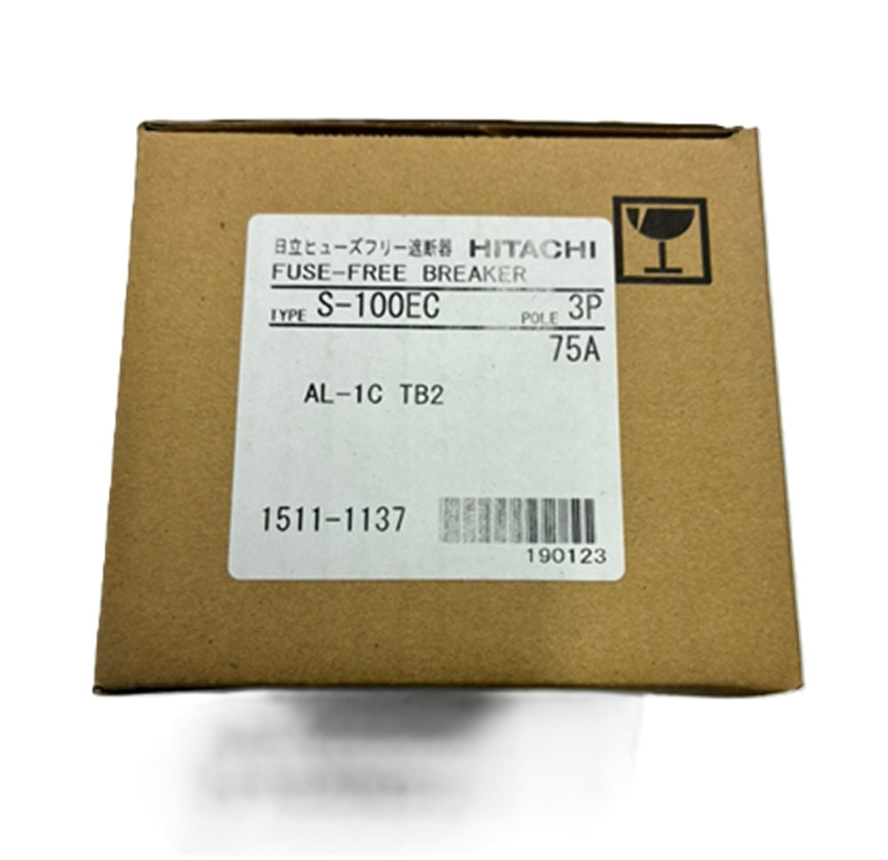 ヒューズフリー遮断機 S-100EC-3P-75A-AL-1C