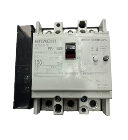 漏電遮断器(漏電ブレーカ) AC100-200V100mA EB-100E-3P100A-AL-1C