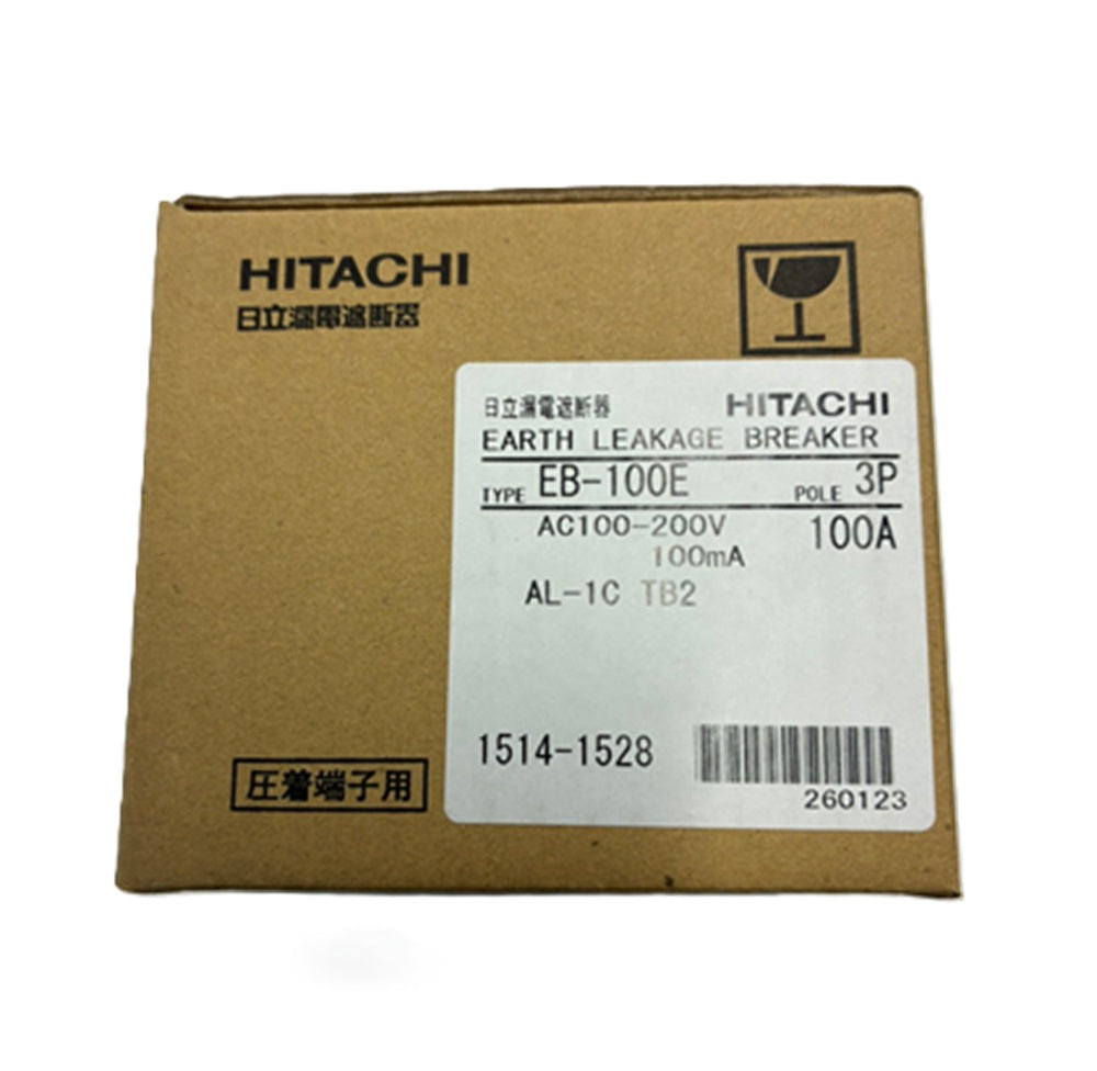 漏電遮断器(漏電ブレーカ) AC100-200V100mA EB-100E-3P100A-AL-1C