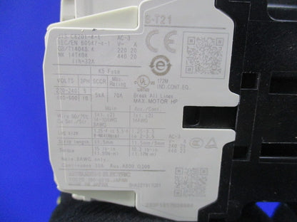 電磁接触器AC200V S-T21