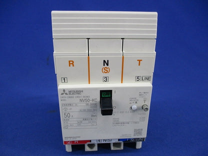 漏電遮断器3P3E50A NV50-KC