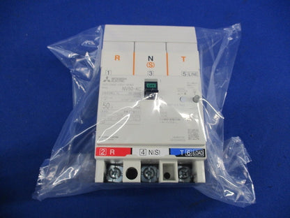 漏電遮断器3P3E50A NV50-KC