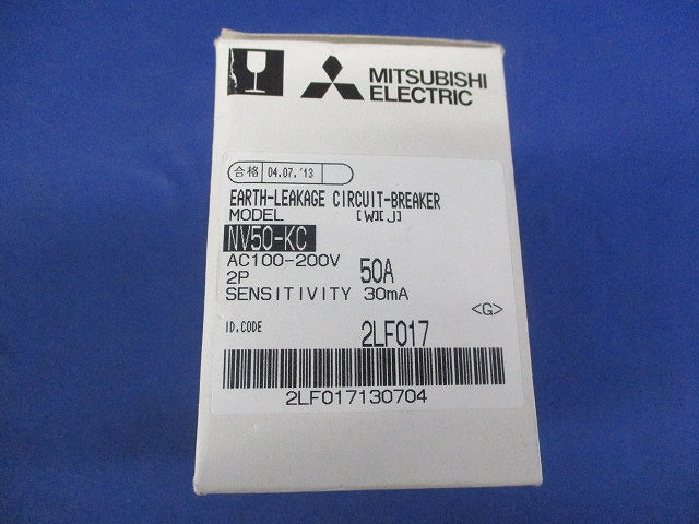 漏電遮断器2P2E50A NV50-KC