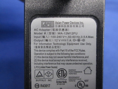 ACアダプター WA-12M12FU