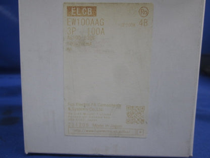 サーキットブレーカ3P100A EW100AAG