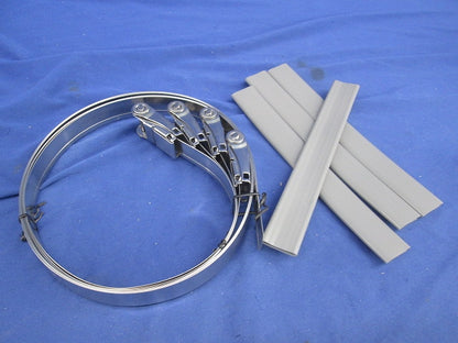 ステンレスバンド幅20mm(締付金具付・保護カバー付)(4セット入) 20mm