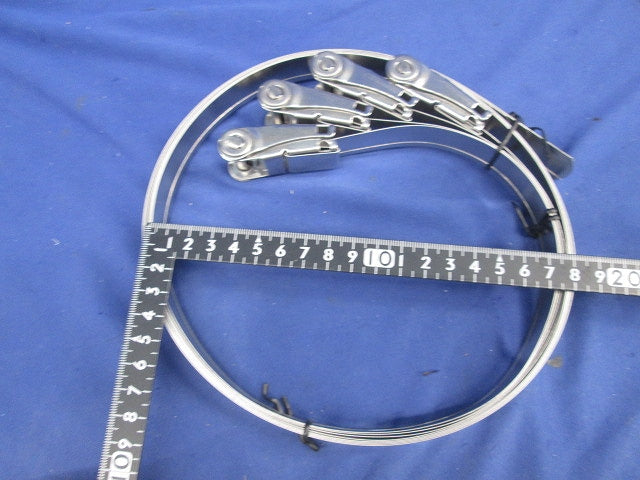 ステンレスバンド幅20mm(締付金具付・保護カバー付)(4セット入) 20mm
