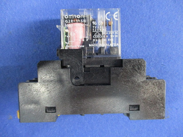 ミニパワーリレー 100/(110)VAC(ソケット付) G2R-1-SN
