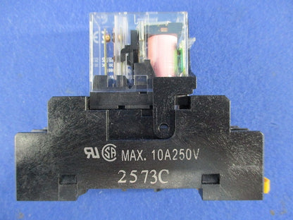 ミニパワーリレー 100/(110)VAC(ソケット付) G2R-1-SN