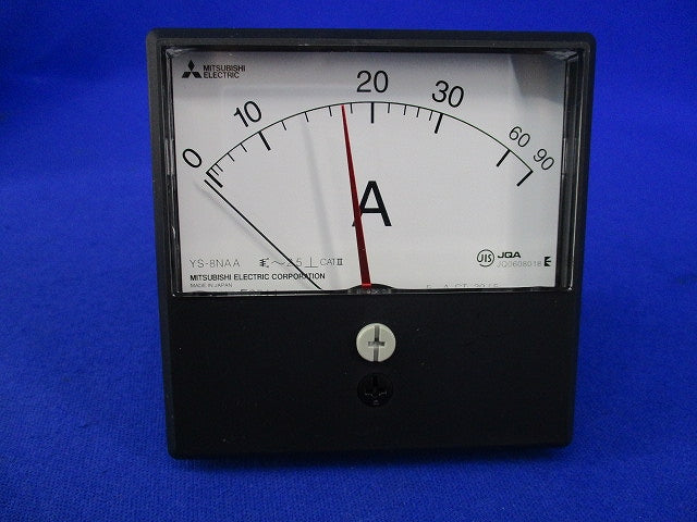 指示電気計器 交流電流計 0-30-90A YS-8NAA