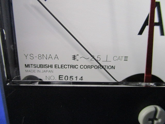 指示電気計器 交流電流計 0-30-90A YS-8NAA