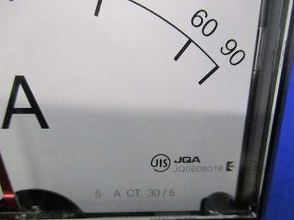 指示電気計器 交流電流計 0-30-90A YS-8NAA