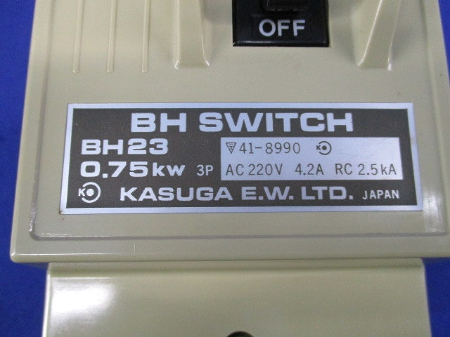 BHスイッチ 0.75kw3P BH23