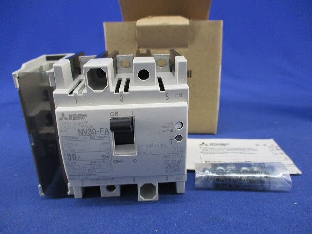 漏電遮断器3P30E30A NV30-FA
