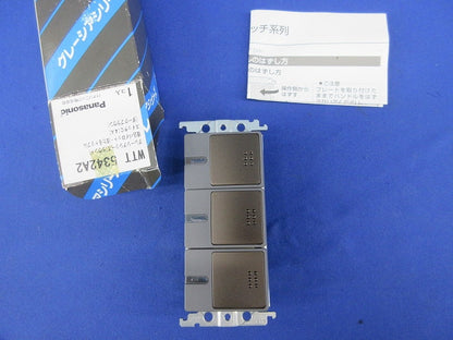 埋込パイロット・ほたるトリプルスイッチＣ WTT5342