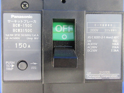 サーキットブレーカ3P3E150A BCW-150C BCW3150C