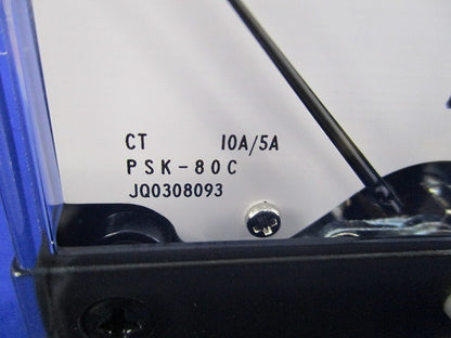 角形指示計器 交流電圧計10A/5A PSK-80C