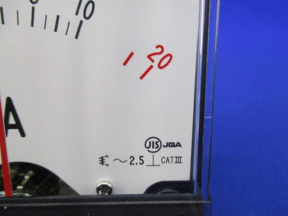 角形指示計器 交流電圧計10A/5A PSK-80C