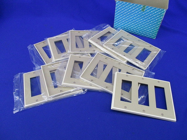 フルカラー プラスプレート(9コ用 3連用)(10枚入)National WN7309