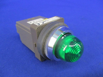 φ30 丸形LED照光パイロットライト(AC200/220V・緑) APN126DNG