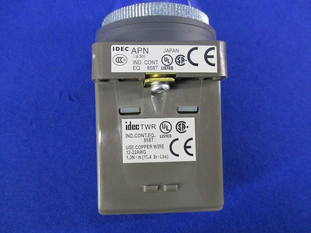 φ30 丸形LED照光パイロットライト(AC200/220V・緑) APN126DNG