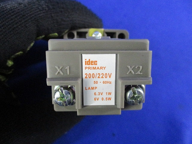 φ30 丸形LED照光パイロットライト(AC200/220V・緑) APN126DNG