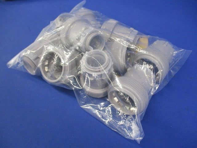 コネクタ PF管28用 グレー 10個入 FPK-28YH-10