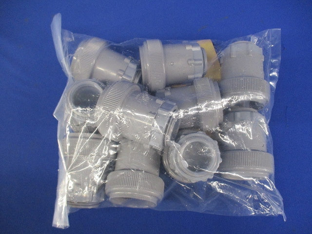 コネクタ PF管28用 グレー 10個入 FPK-28YH-10
